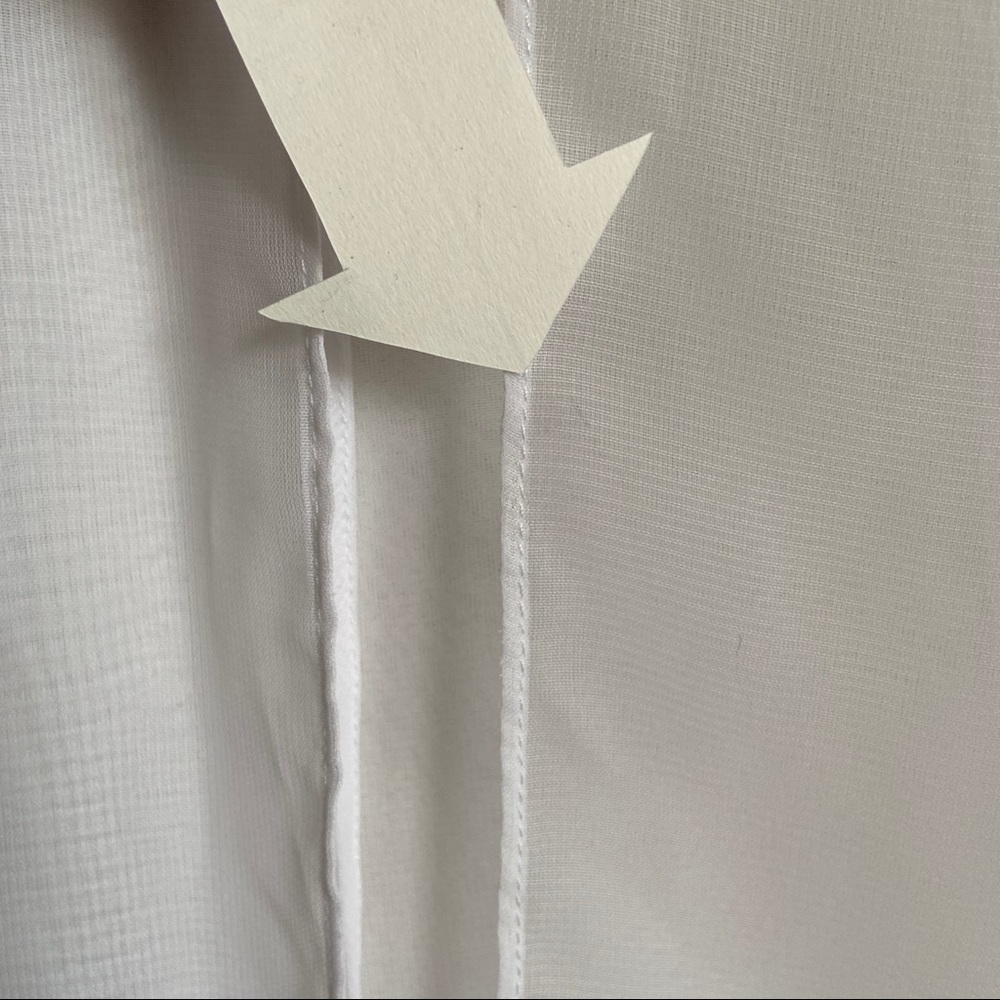 VINTAGE • Frederick’s of Hollywood 2010s white Sheer Lace Robe Cottagecore L - Picture 6 of 7